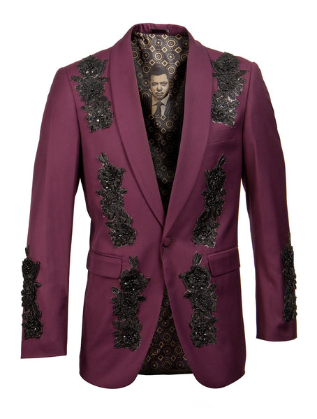 Empire Shawl Collar Hybrid/Slim Fit Blazer Jacket ME264H