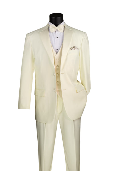 Vinci Tuxedo Collection with Vest and Bow Tie 4 Pcs