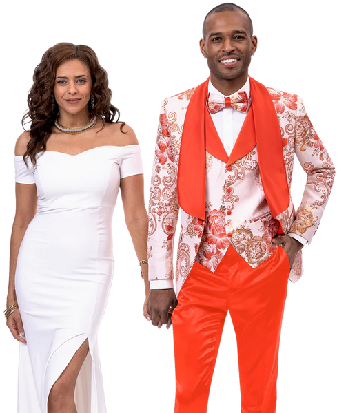 Veetee Orange Men's Suit