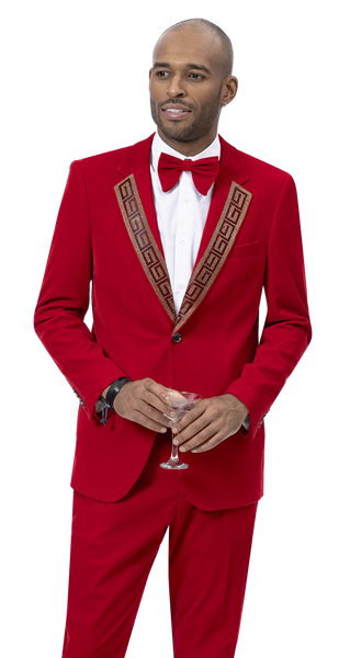 Veetee Gold Trim Men's Suit