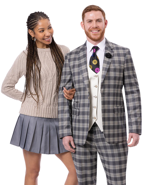 Veetee Plaid Suit
