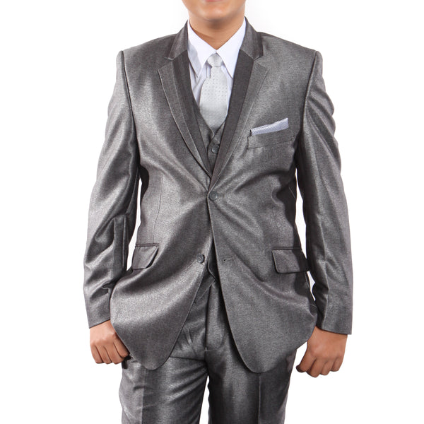 Tazio Grey Formal Suits For Boys