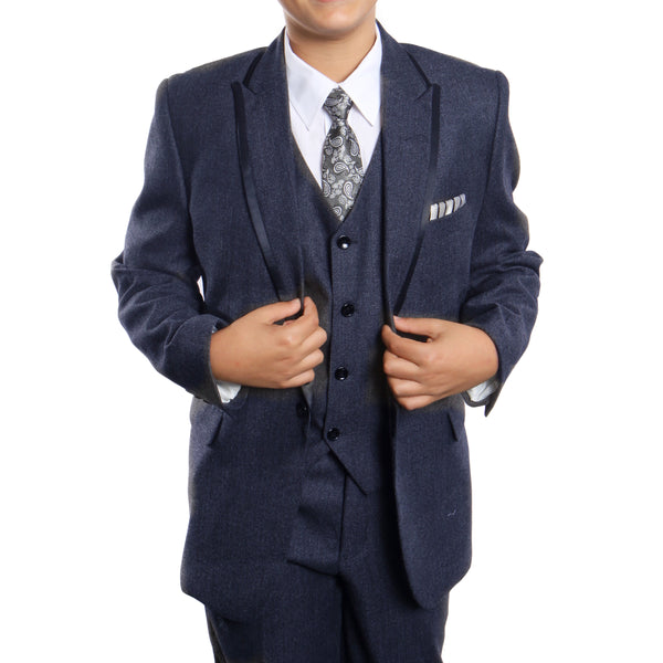 Tazio Blue Formal Suits For Boys