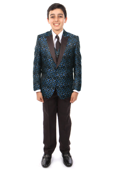 Tazio Navy Formal Suits For Boys