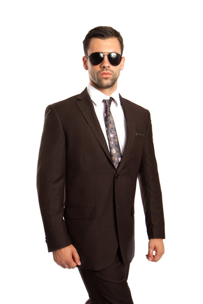 Dk. Olive 2-PC Modern Fit Suits Suits For Men