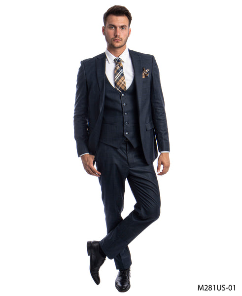 Navy/Blue Suit For Men Formal Suits For All Ocassions
