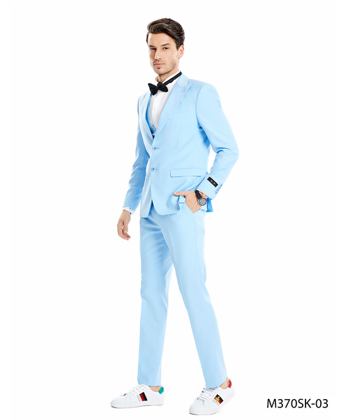 Sky Blue  Mens-suit