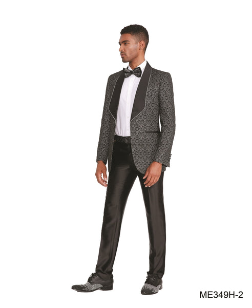 Black Empire Show Blazers Formal Dinner Suit Jackets For Men ME349H-02