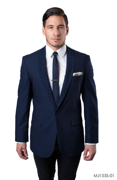 Navy Jackets For Men Jacket Suits For All Ocassions MJ155S-01