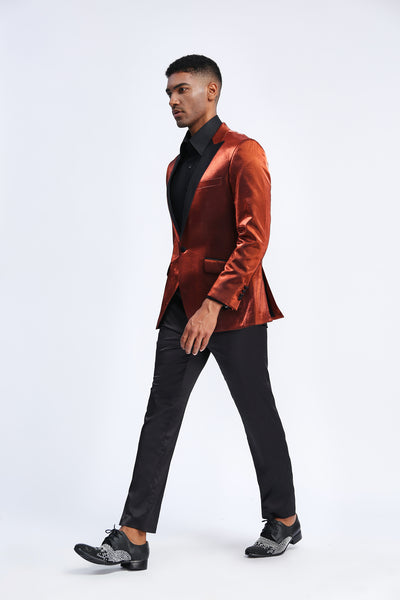 Rust Orange Tazio Sports Coat Dinner Jackets