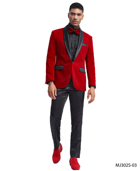 Red Tazio Sports Coat Dinner Jackets