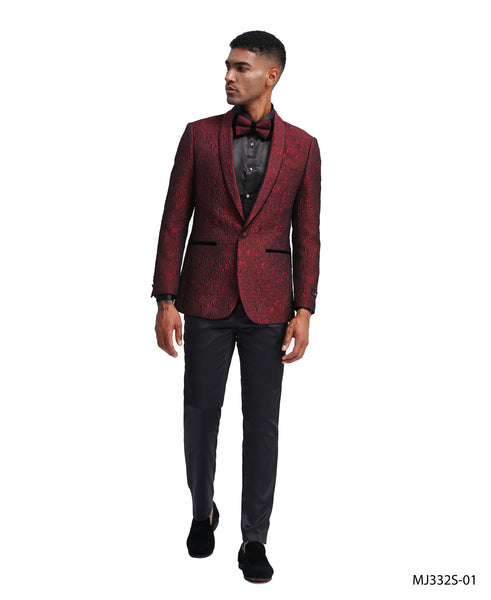 Red Tazio Sports Coat Dinner Jackets