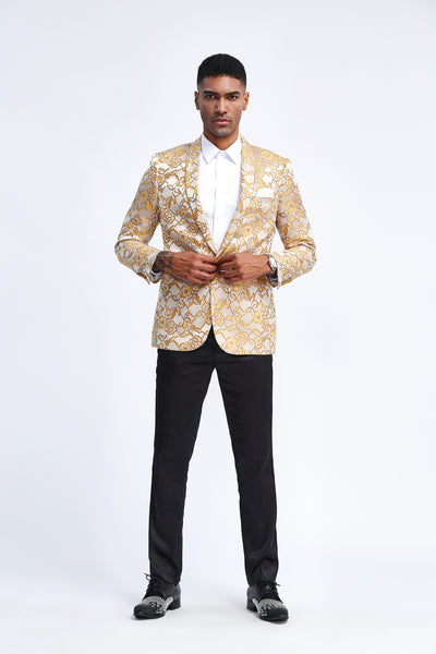 Gold Tazio Sports Coat Dinner Jackets