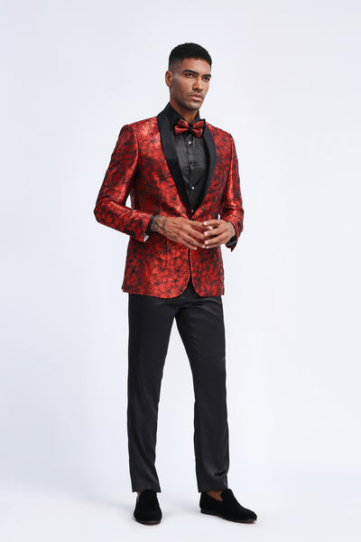 Red/Black Tazio Sports Coat Dinner Jackets